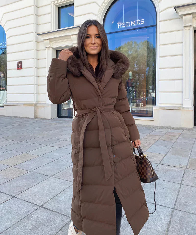 Eleva’s™ Buff Coat | Women’s Long Winter Coat