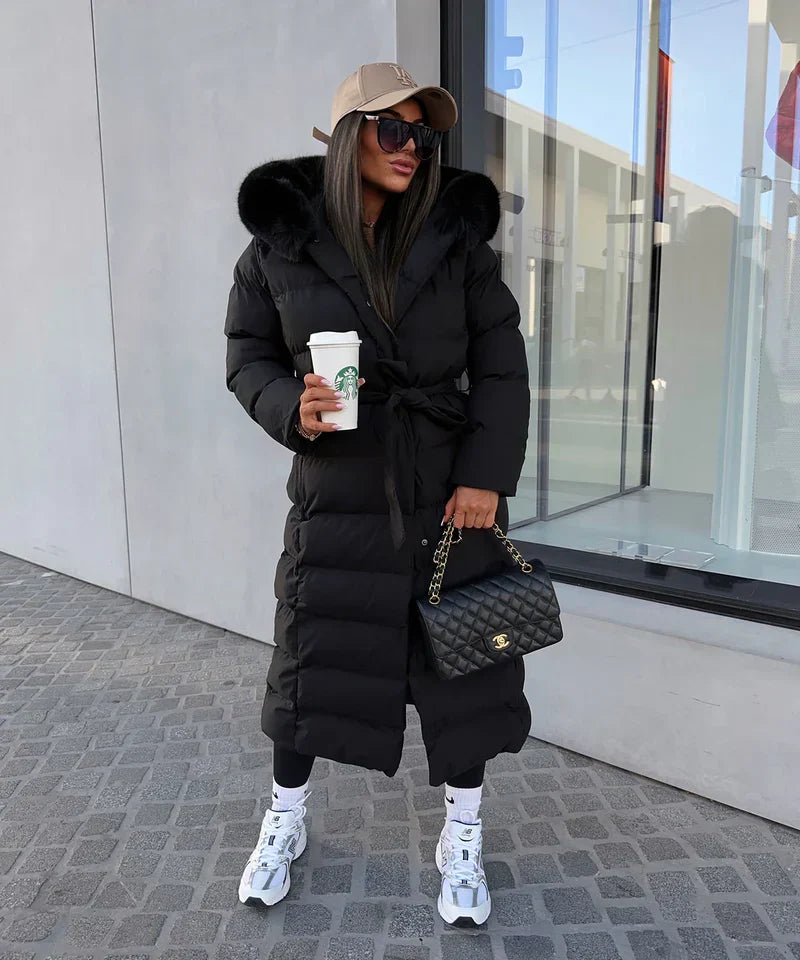 Eleva’s™ Buff Coat | Women’s Long Winter Coat