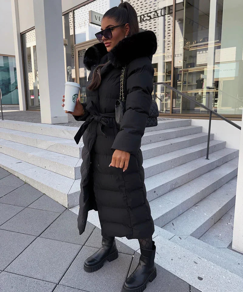 Eleva’s™ Buff Coat | Women’s Long Winter Coat