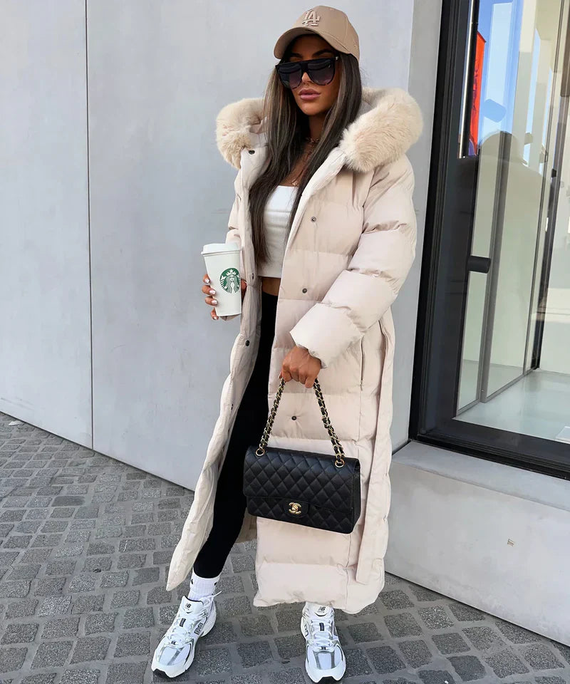 Eleva’s™ Buff Coat | Women’s Long Winter Coat