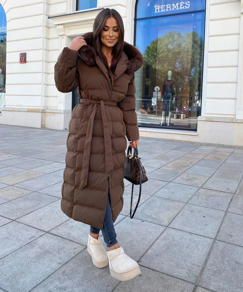 Eleva’s™ Buff Coat | Women’s Long Winter Coat