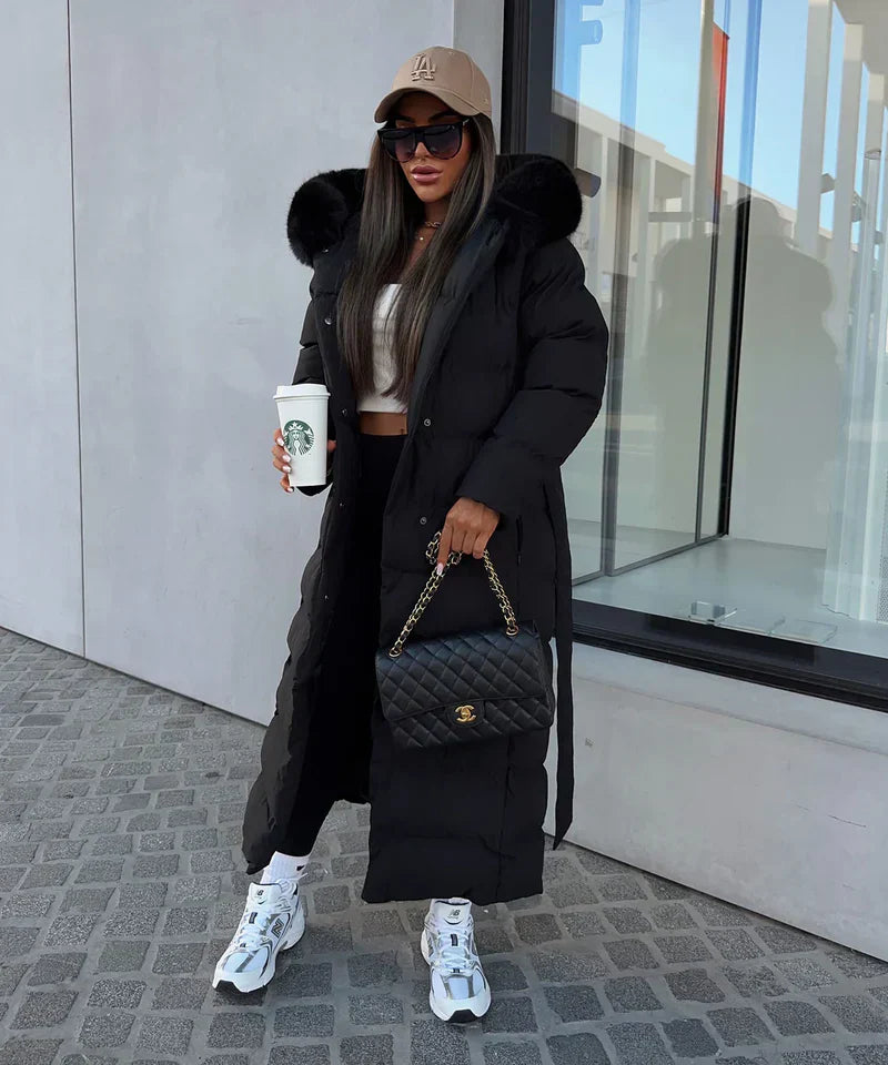 Eleva’s™ Buff Coat | Women’s Long Winter Coat