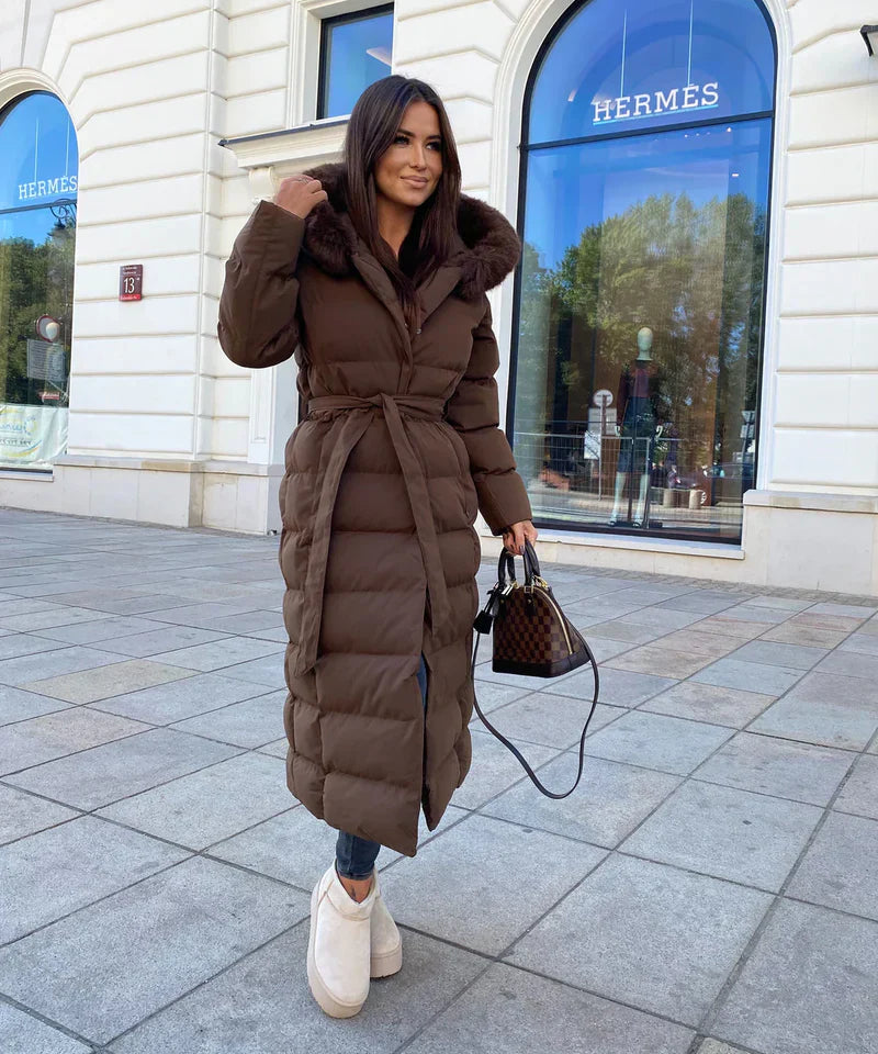 Eleva’s™ Buff Coat | Women’s Long Winter Coat
