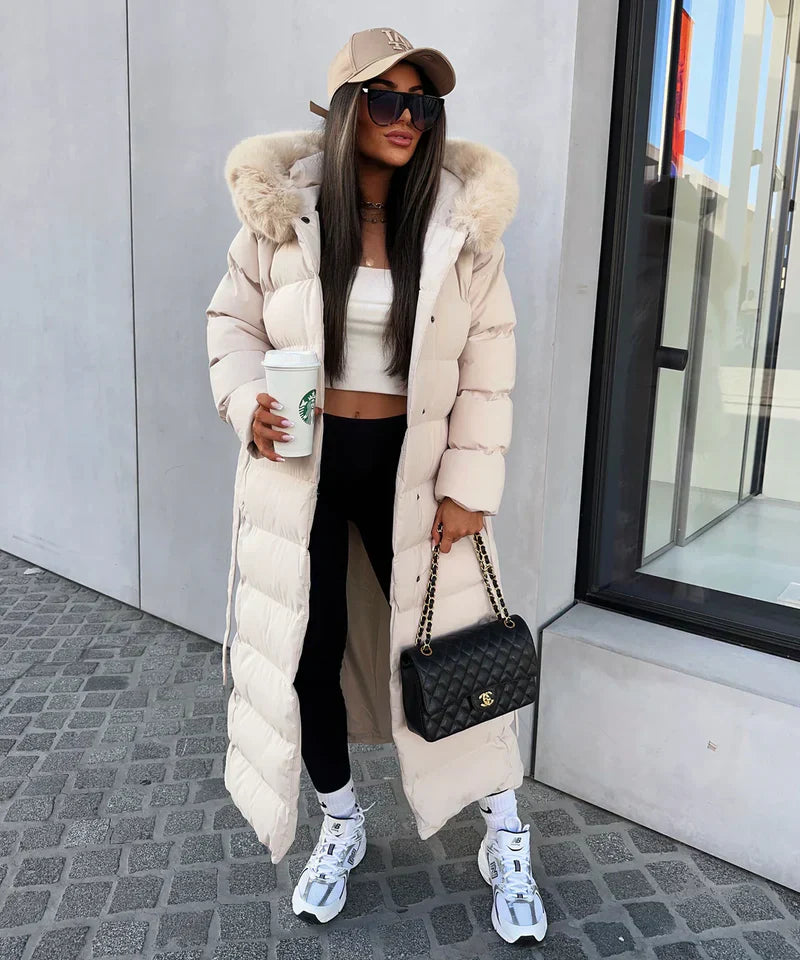 Eleva’s™ Buff Coat | Women’s Long Winter Coat