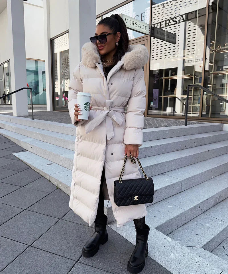 Eleva’s™ Buff Coat | Women’s Long Winter Coat