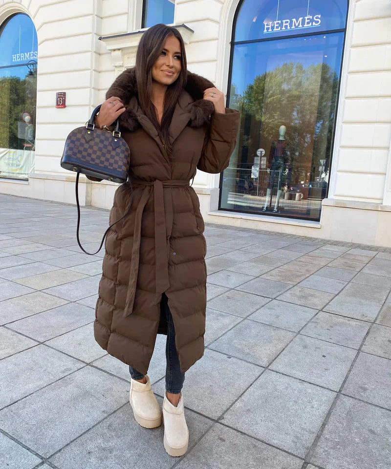 Eleva’s™ Buff Coat | Women’s Long Winter Coat