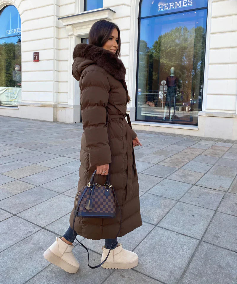 Eleva’s™ Buff Coat | Women’s Long Winter Coat
