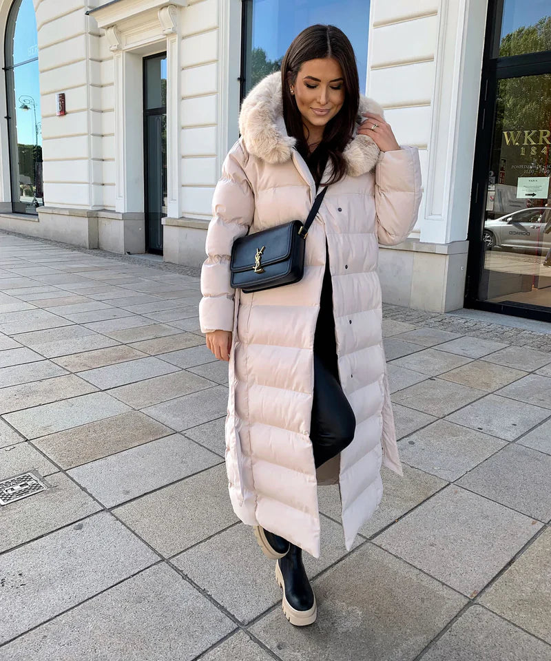 Eleva’s™ Buff Coat | Women’s Long Winter Coat
