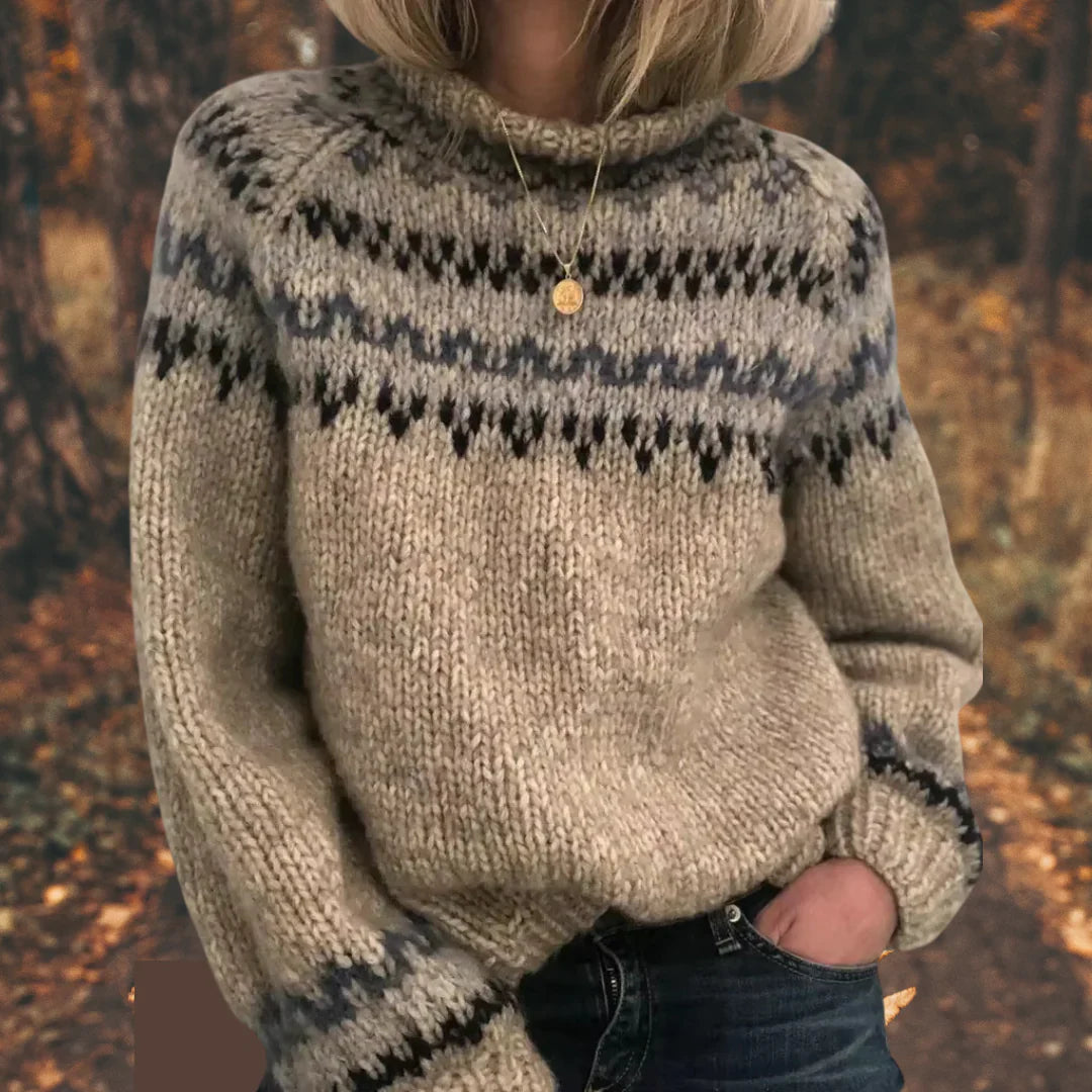 ASTRID™ | Nordic Neck Sweater