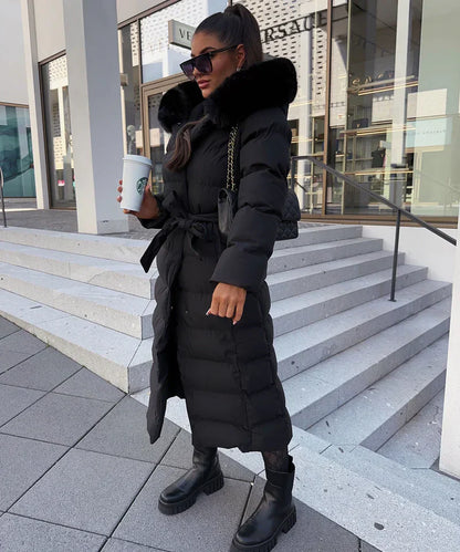 Eleva’s™ Buff Coat | Women’s Long Winter Coat