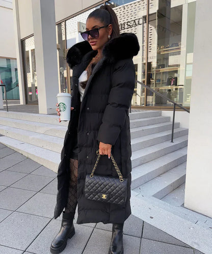 Eleva’s™ Buff Coat | Women’s Long Winter Coat